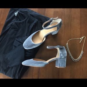 J. Crew Velvet Pumps